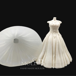 몰드비 레이스 드레스 3D 수제 실리콘 수제 몰드